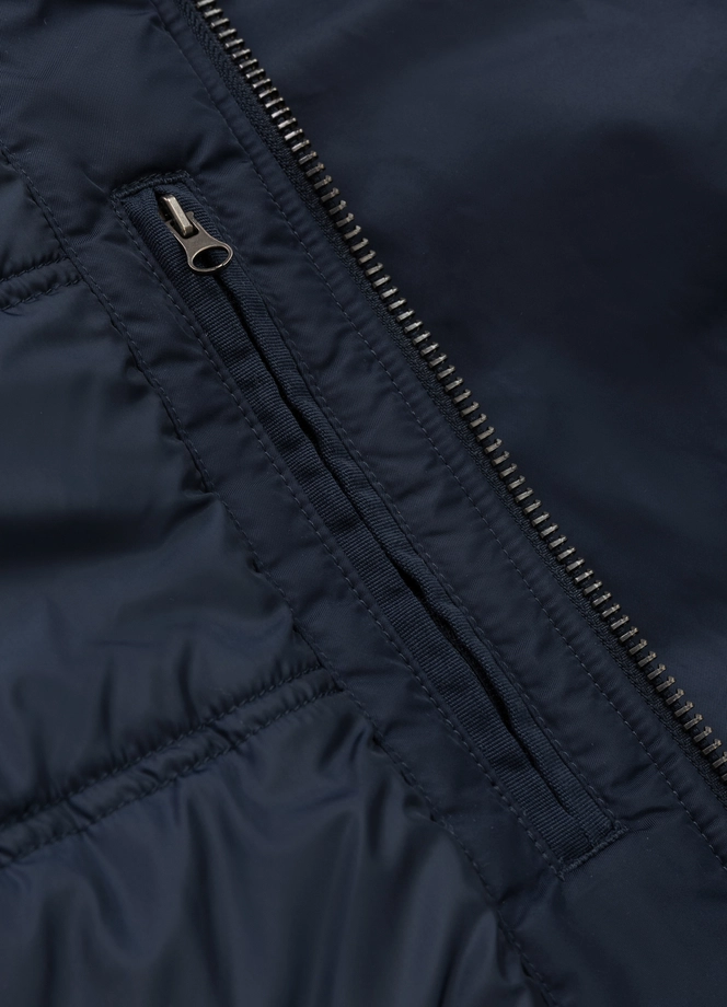 Kurtka męska przejściowa bejsbolówka Pit Bull Detroit granatowa