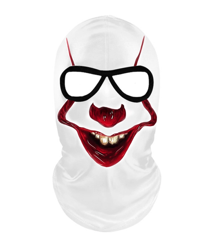 Kominiarka Octagon Clown biała