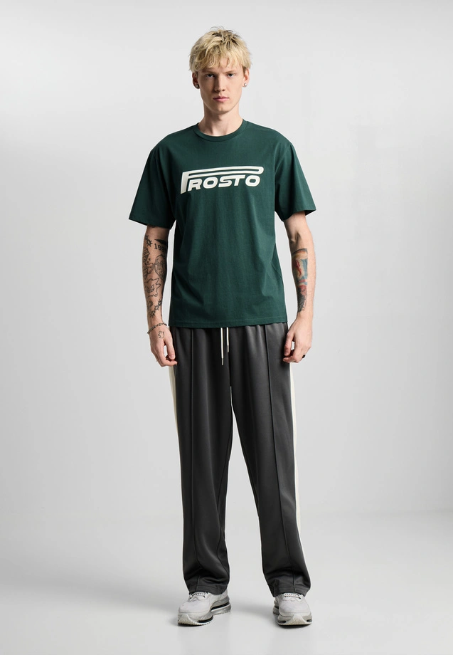 Koszulka męska t-shirt Prosto Pneumatic zielona