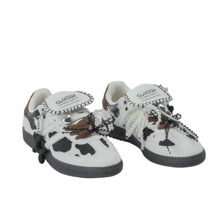 Buty sneakersy damskie Olavoga Anaty animal print