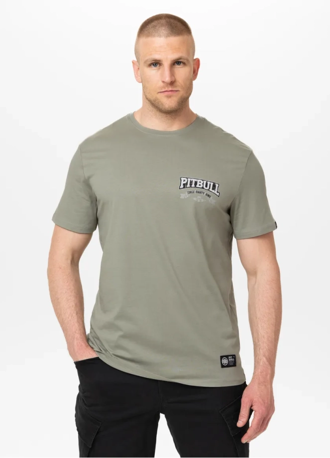 Koszulka męska T-Shirt Pit Bull Pitbull Troublemaker dusty salvia