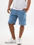 Spodenki szorty męskie jeans Baggy Jigga Wear Crown jasno niebieskie