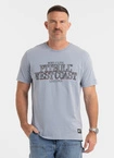 Koszulka męska T-Shirt Pit Bull Pitbull Denim Washed Ace Of Spades II niebieska