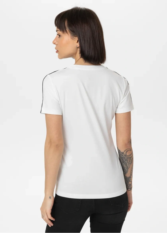 Koszulka damska T-shirt Pit Bull Tape Nugget biała