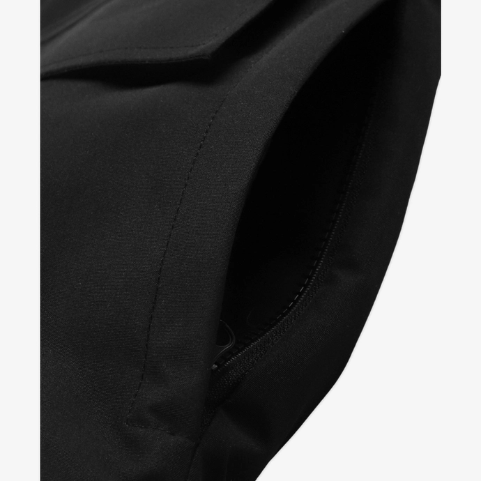 Kurtka zimowa męska z kapturem Prosto Klasyk Gegito Bomber czarna