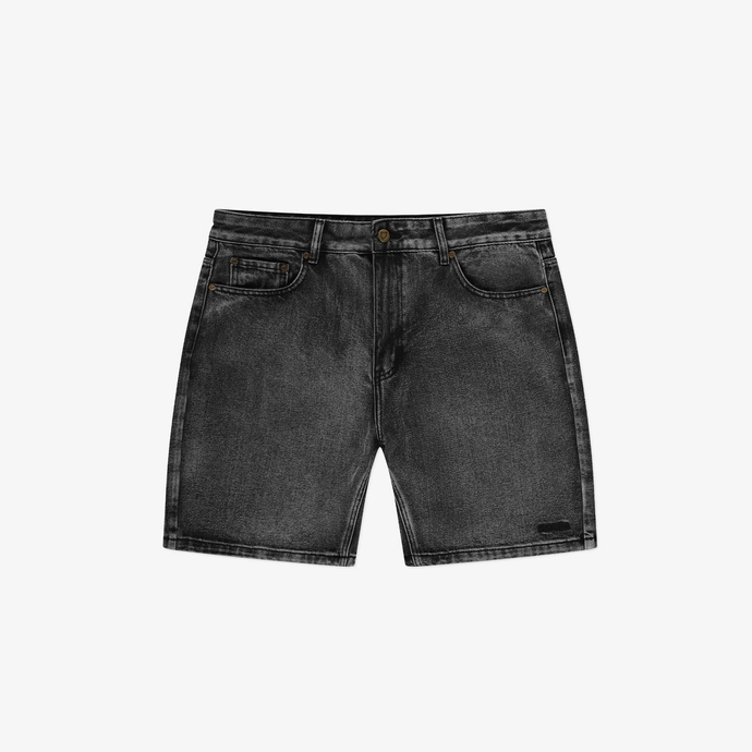 Spodenki męskie jeansowe Prosto Jang Regular jasno szare