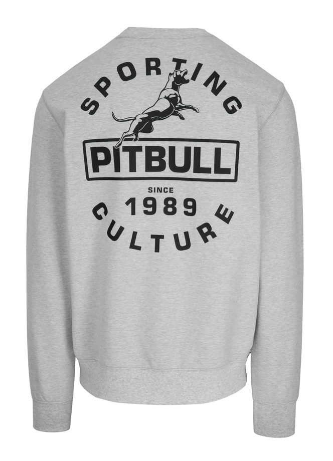 Bluza męska bez kaptura Pitbull Pit Bull Physical Culture szara