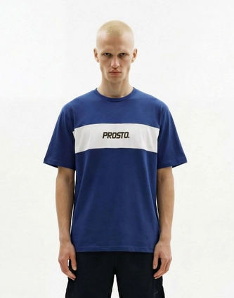Koszulka męska t-shirt Prosto Root granatowa