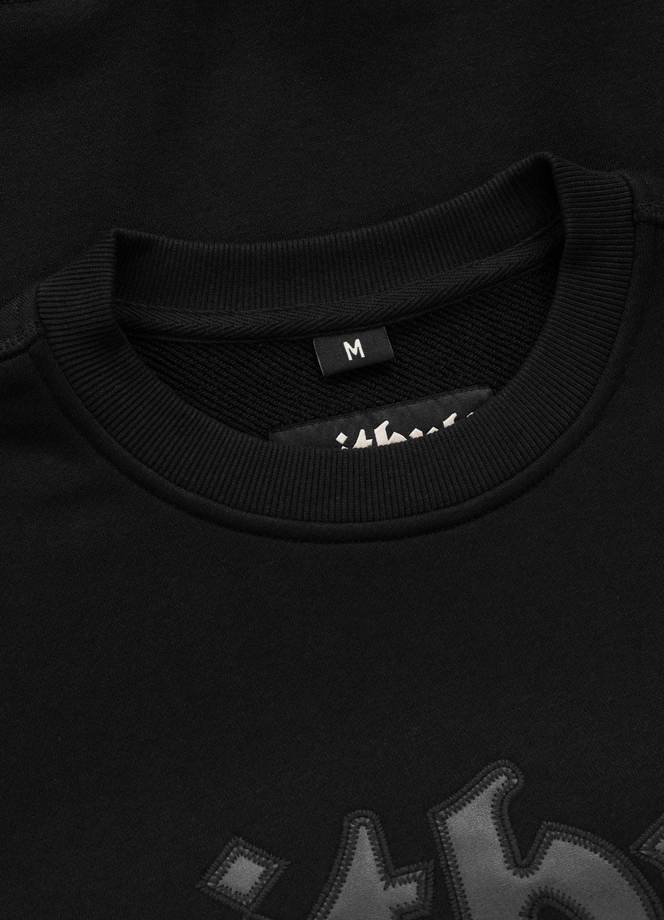 Bluza męska bez kaptura Pit Bull Taylor czarna