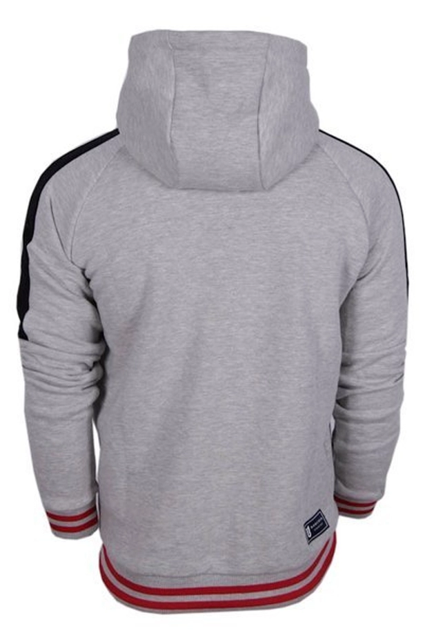Bluza z kapturem BOR Bulls Hoody Premium Raglan grey