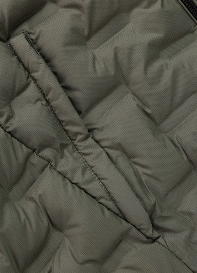 Bezrękawnik męski Kamizelka z kapturem Pit Bull Fisk oliwkowa zielona