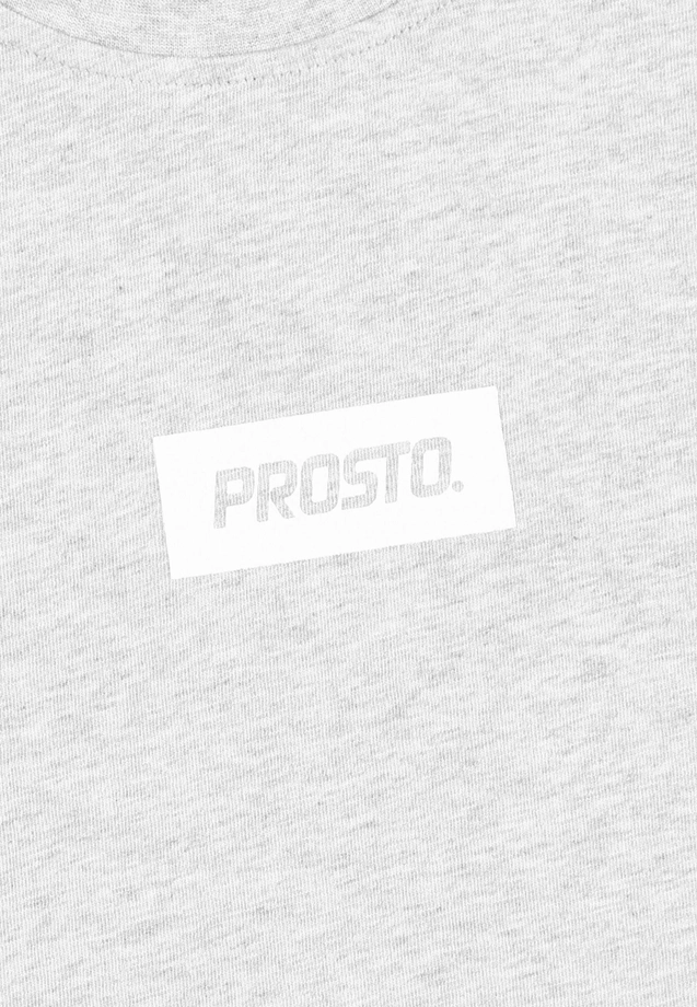 Koszulka męska t-shirt oversize Prosto Box szara