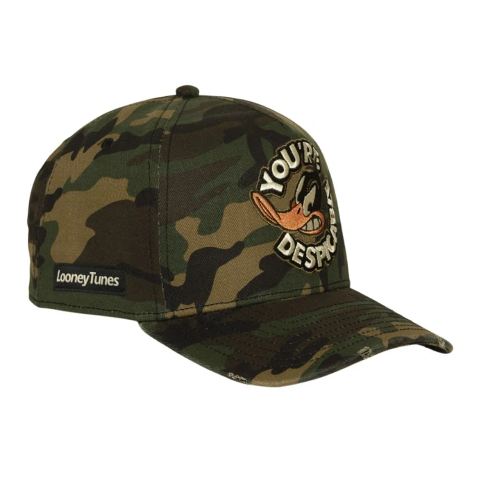 Czapka z daszkiem Capslab Looney Tunes Despicable camo zielony