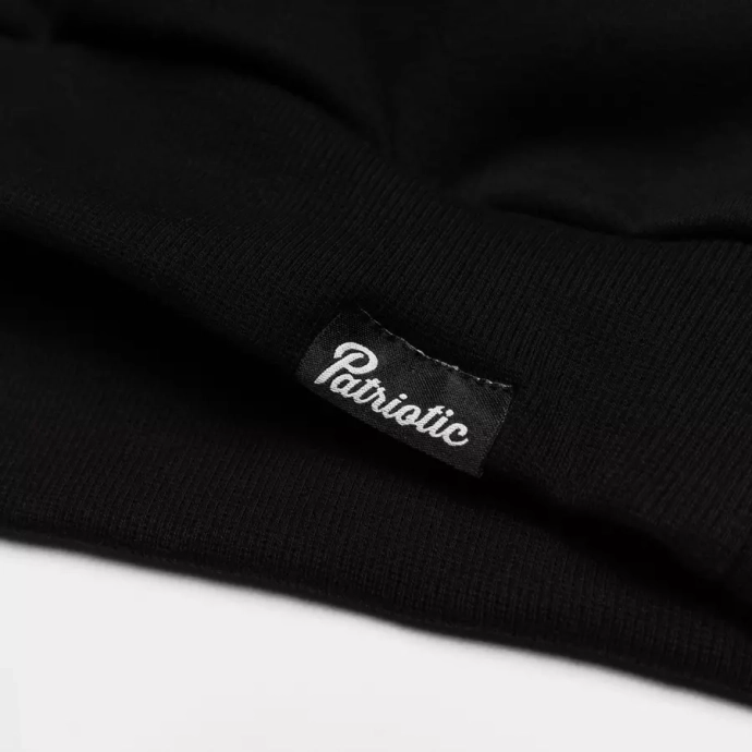 Bluza męska klasyczna Patriotic Collage Tag crewneck czarna