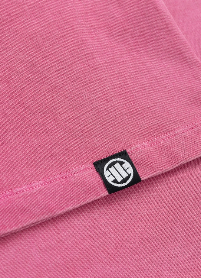 Koszulka damska T-shirt Pit Bull DoubleTrouble sprany różowy