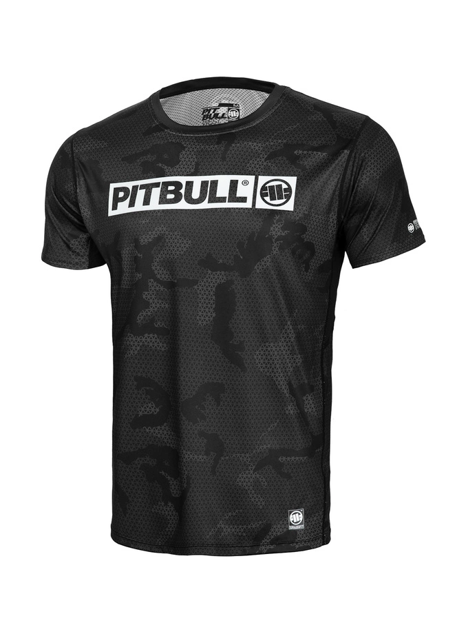 Koszulka T-shirt Pit Bull Performance Pro Plus Mesh Net Camo Hilltop II 24 czarna