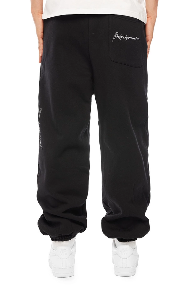Spodnie dresowe męskie Baggy Mass DNM Authentic czarne