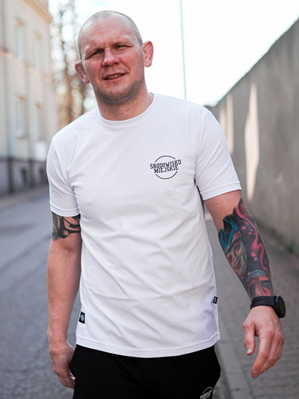 Koszulka męska t-shirt Środowisko Miejskie Split biała
