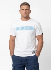 Koszulka męska T-Shirt Pitbull Eighty Nine Dog biała