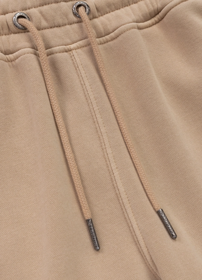 Spodnie dresowe damskie oversize Pitbull Pit Bull Manzanita beżowa