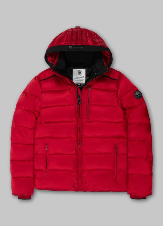 Kurtka zimowa męska Pit Bull Barles Ribstop czerwony