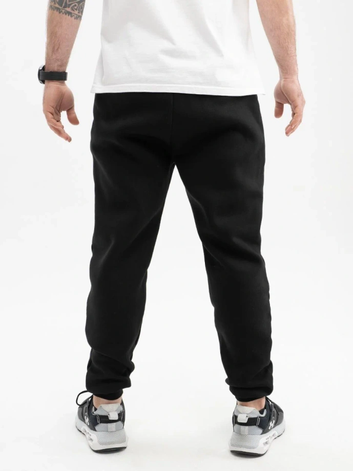 Spodnie dresowe męskie Jigga Wear Name Patch czarne