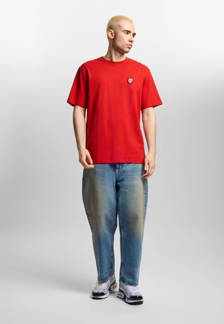 Koszulka męska t-shirt Prosto Small Shield czerwona