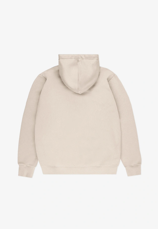 Bluza męska z kapturem oversize Prosto Box 2.0 beżowa