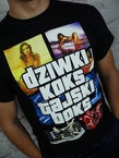 Koszulka męska T-shirt Public Enemy Dziwki Koks Tajski Boks czarna