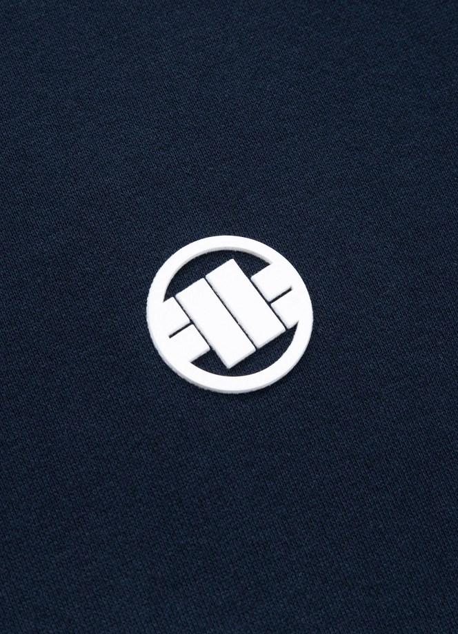 Bluza męska z kapturem Pitbull Pit Bull Small Logo 24 hooded granatowa