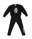 Komplet dresowy Champion Junior Bear crewneck czarny