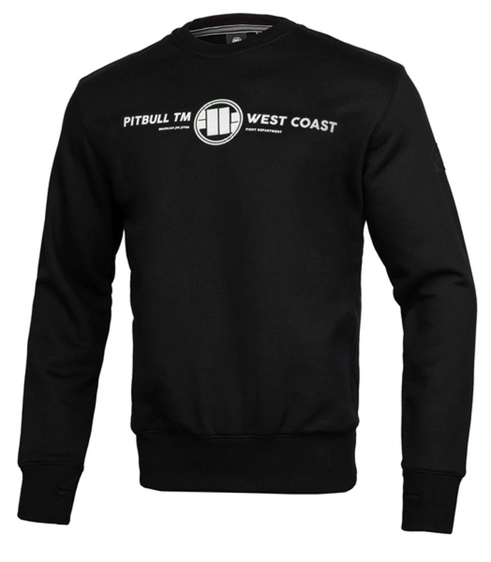 Bluza bez kaptura Pitbull Keep Rolling crewneck black