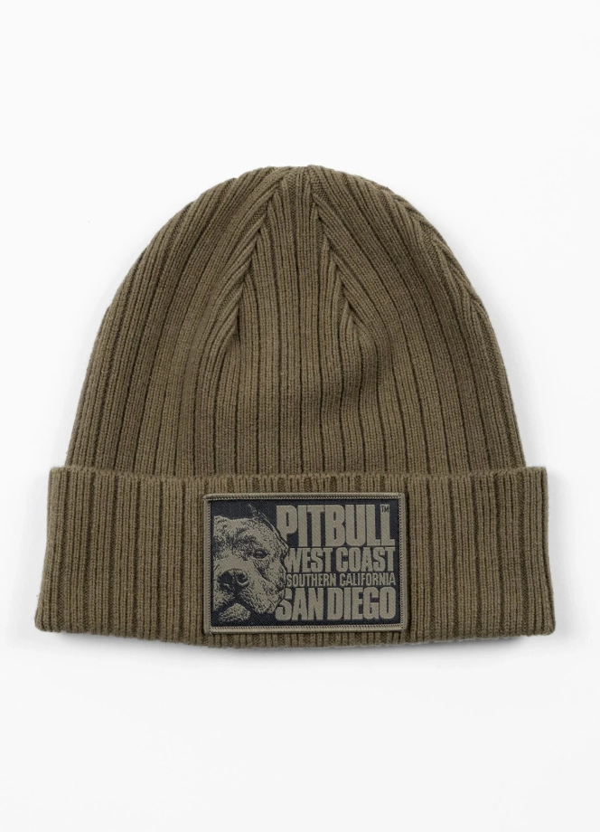 Czapka zimowa Pit Bull Beanie Silvas Blood Dog zielona