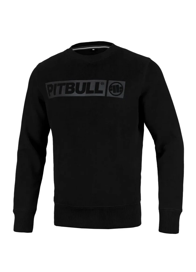 Bluza meska Pitbull Pit Bull Hilltop 24 crewneck czarno/czarna