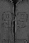 Bluza męska z kapturem Prosto Zip99 grafitowa