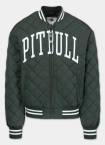 Kurtka męska przejściowa bejsbolówka Pit Bull Jupiter zielona