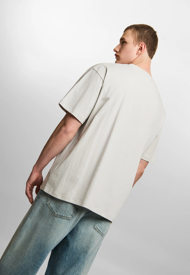 Koszulka męska t-shirt Prosto Damage Target szara