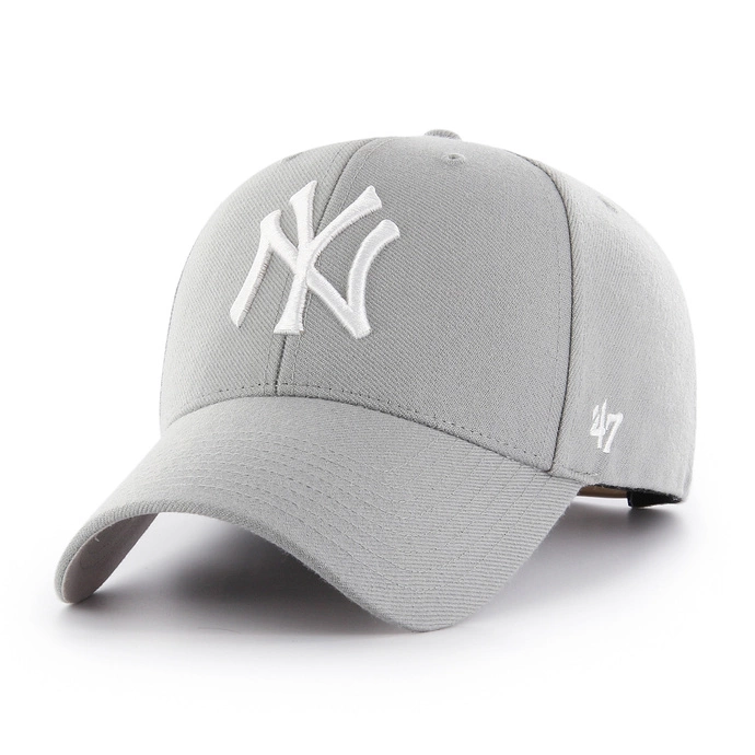Czapka dziecięca z daszkiem 47 Brand MLB New York Yankees Kids grey