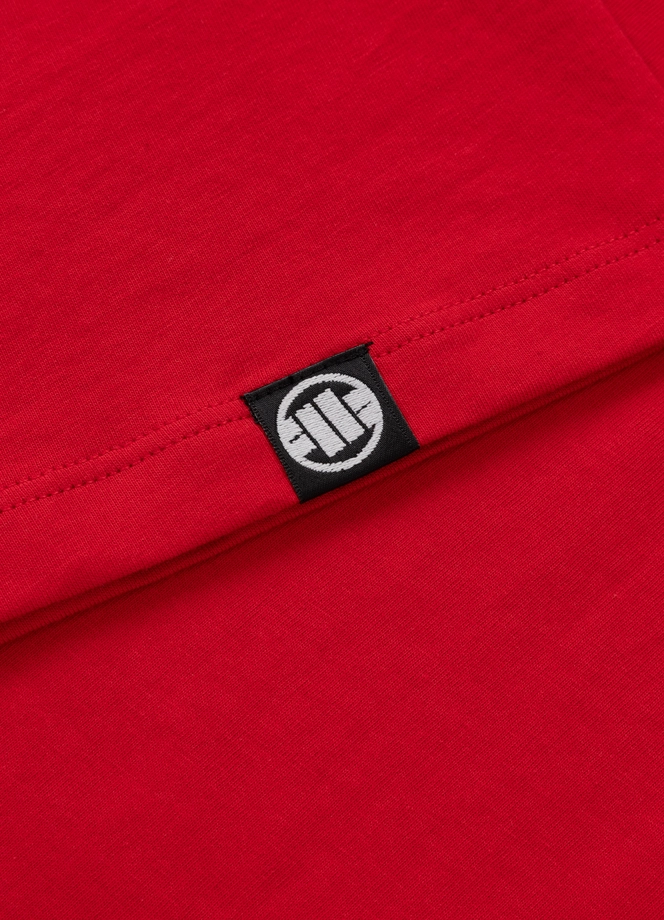 Koszulka t-shirt damska Pit Bull Pitbull USA CAL czerwona