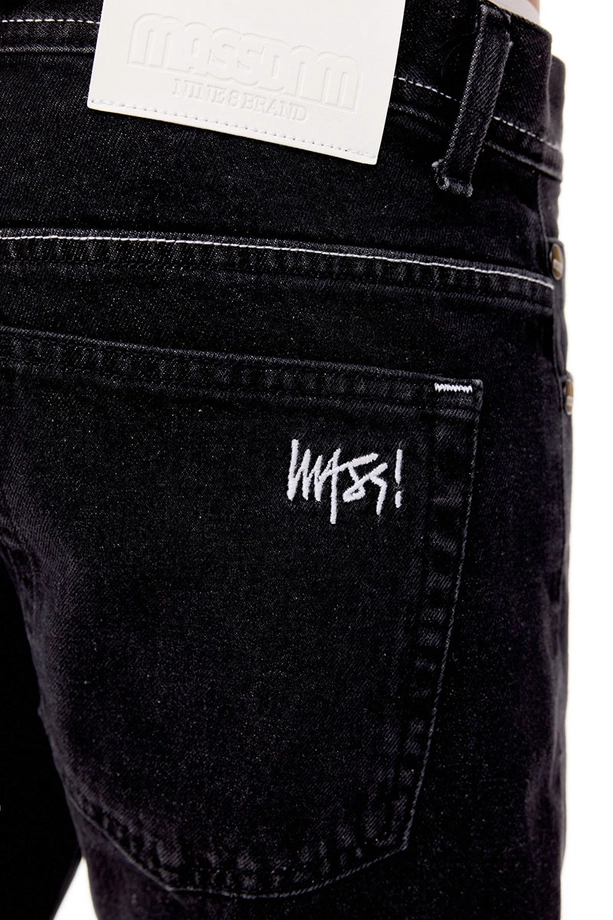Spodnie męskie Jeans Mass Denim Signature 2.0 sprane czarne