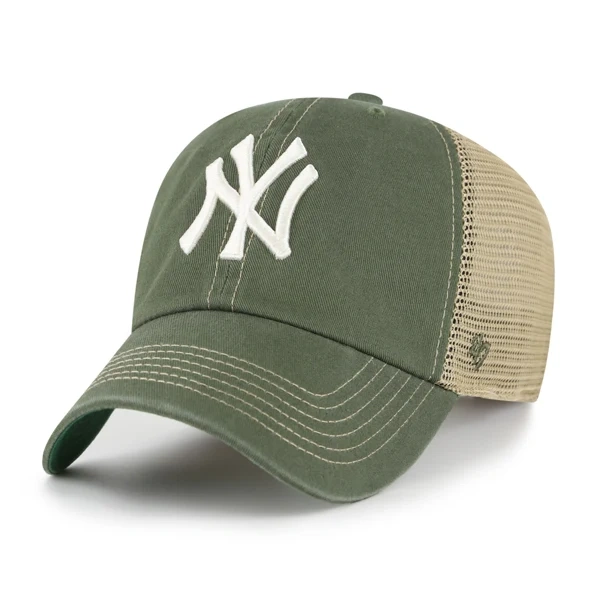 Czapka z daszkiem 47 Brand New York Yankees Vintage Trawler Clean Up zielona
