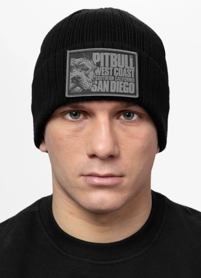 Czapka zimowa Pit Bull Beanie Silvas Blood Dog czarna