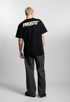 Koszulka męska t-shirt oversize Prosto Big Log Infinity czarna