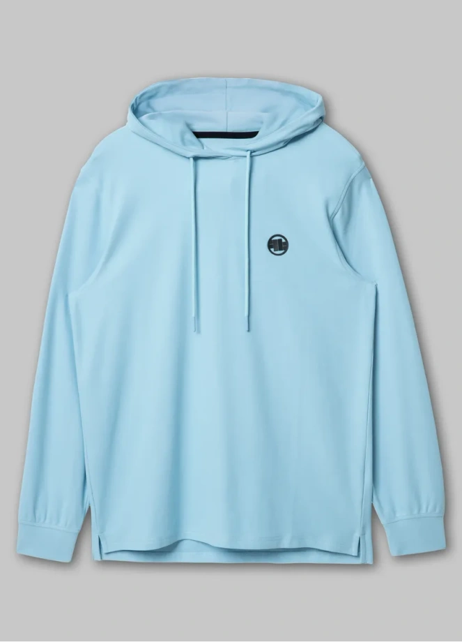 Bluza męska Pitbull Pit Bull Pique Rockey hooded niebieska