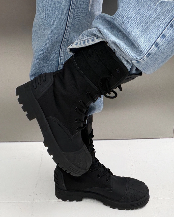 Buty botki damskie Olavoga Lunar czarne