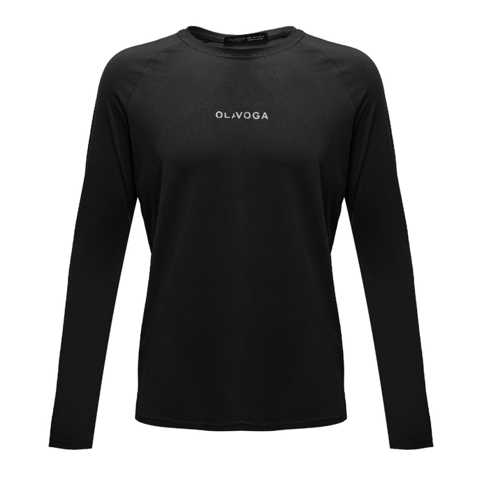Koszulka longsleeve męski Olavoga Zuri czarny