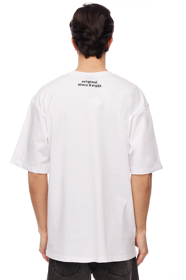 Koszulka męska t-shirt Mass Dnm Bergen biała