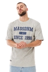 Koszulka męska t-shirt Mass Dnm Campus szara