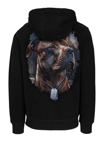 Bluza męska z kapturem Pit Bull Hero czarna