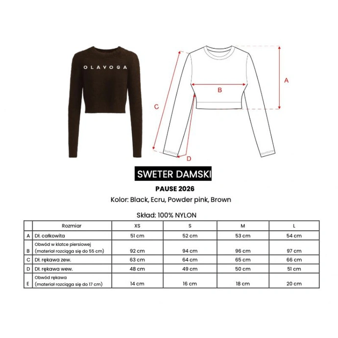 Sweter damski Olavoga PAUSE ecru